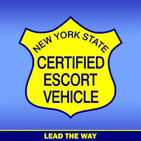 new york certified escort vehicle|Vehicle Escort Driver